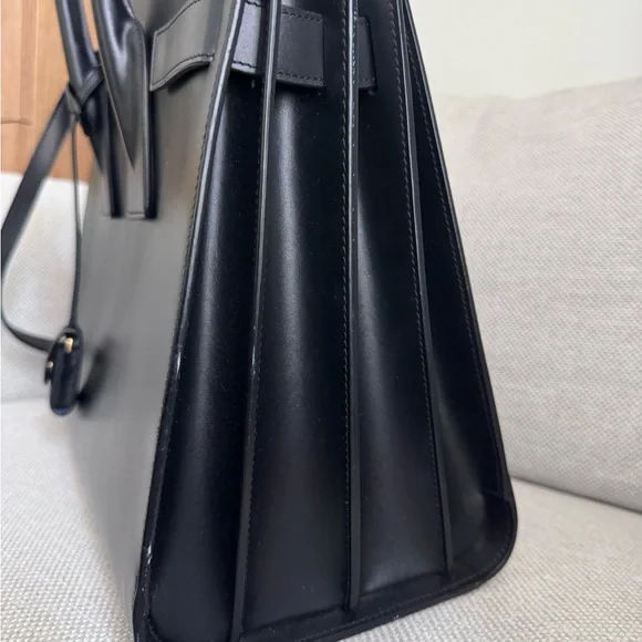 Saint Laurent Black Sac De Jour Bag - Picture 8 of 13